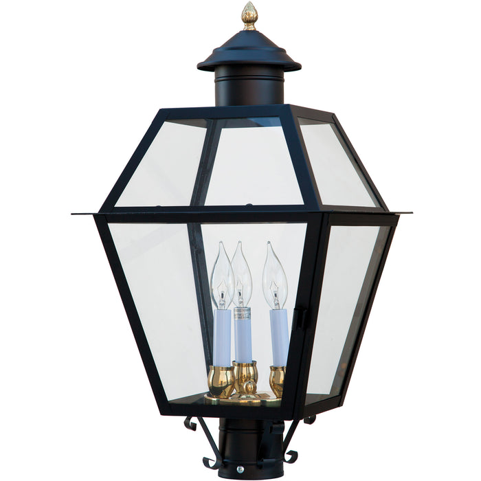 Lexington Glass Black Lantern