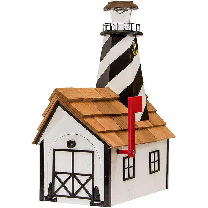 Cape Hatteras Solar Lighthouse Amish Mailbox