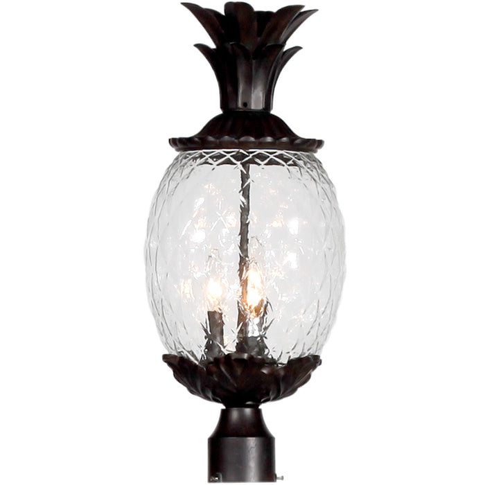 Lanai Glass & Bronze Pineapple Lantern