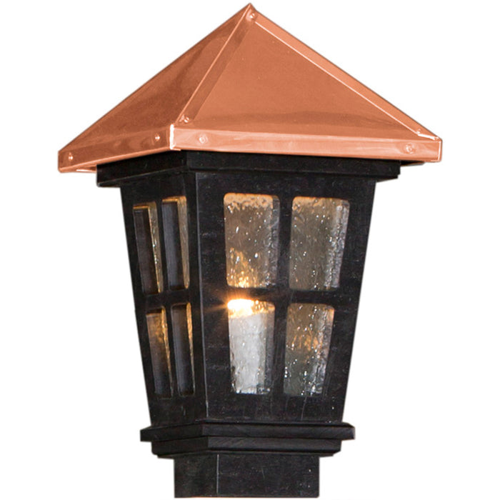 Colonial Copper Roof Black Lantern