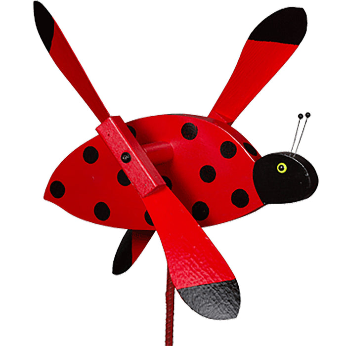 Ladybug Whirlybird Wind Spinner