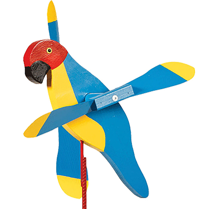 Sunshine Parrot Whirlybird Wind Spinner