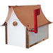 Amish Poly Vinyl Copper Roof Mailbox - White