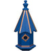 Amish Vibrance Copper Trimmed Bluebird House - Blue