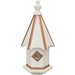 Amish Vibrance Copper Trimmed Bluebird House - White
